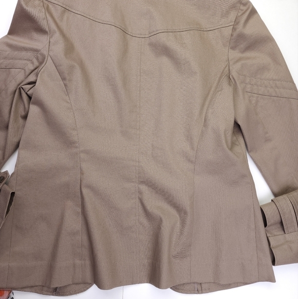 Trina Turk Tan Brown Blazer Sz 10 - Picture 15 of 15